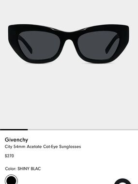 Givenchy Black Women's Sunglasses with Hard Case